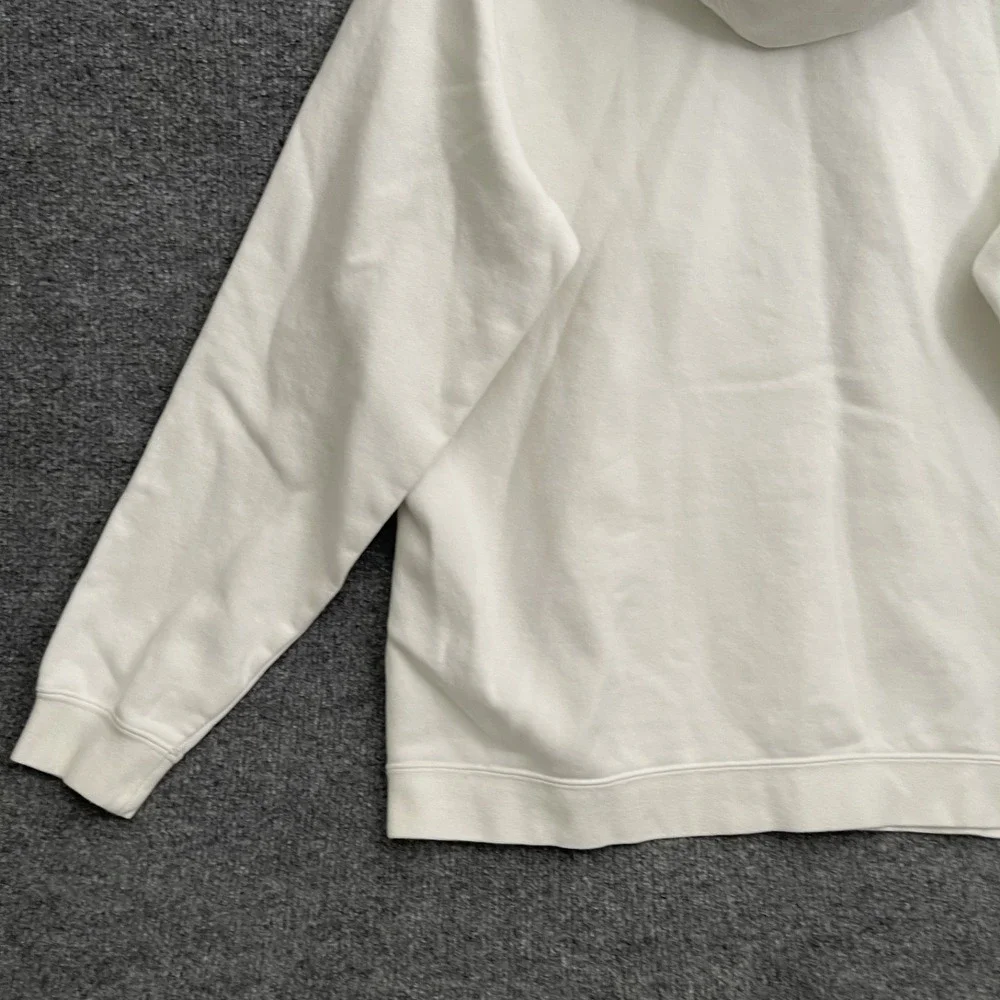 Nike North Carolina Tar Heels Hoodie Mens Sz M White Pullover